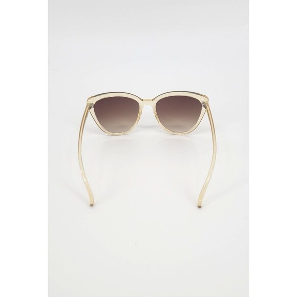 NEW RACHEL ZOE Nina Sunglasses - Nude Crystal/Brown - Picture 4 of 5